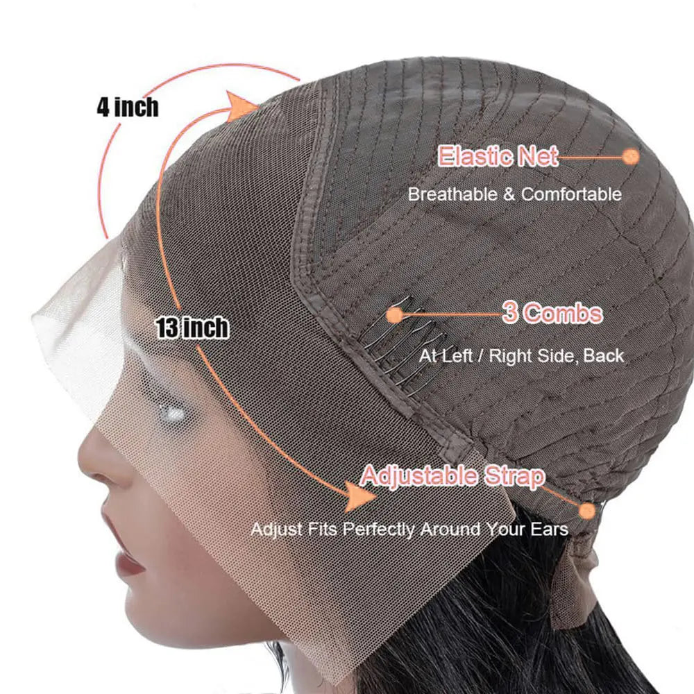 Synthetic HD Transparent Lace Front Wigs 13X4 Straight Highlight Cosplay Wigs 30 Inch Baby Hair Lace Frontal Wig For Women