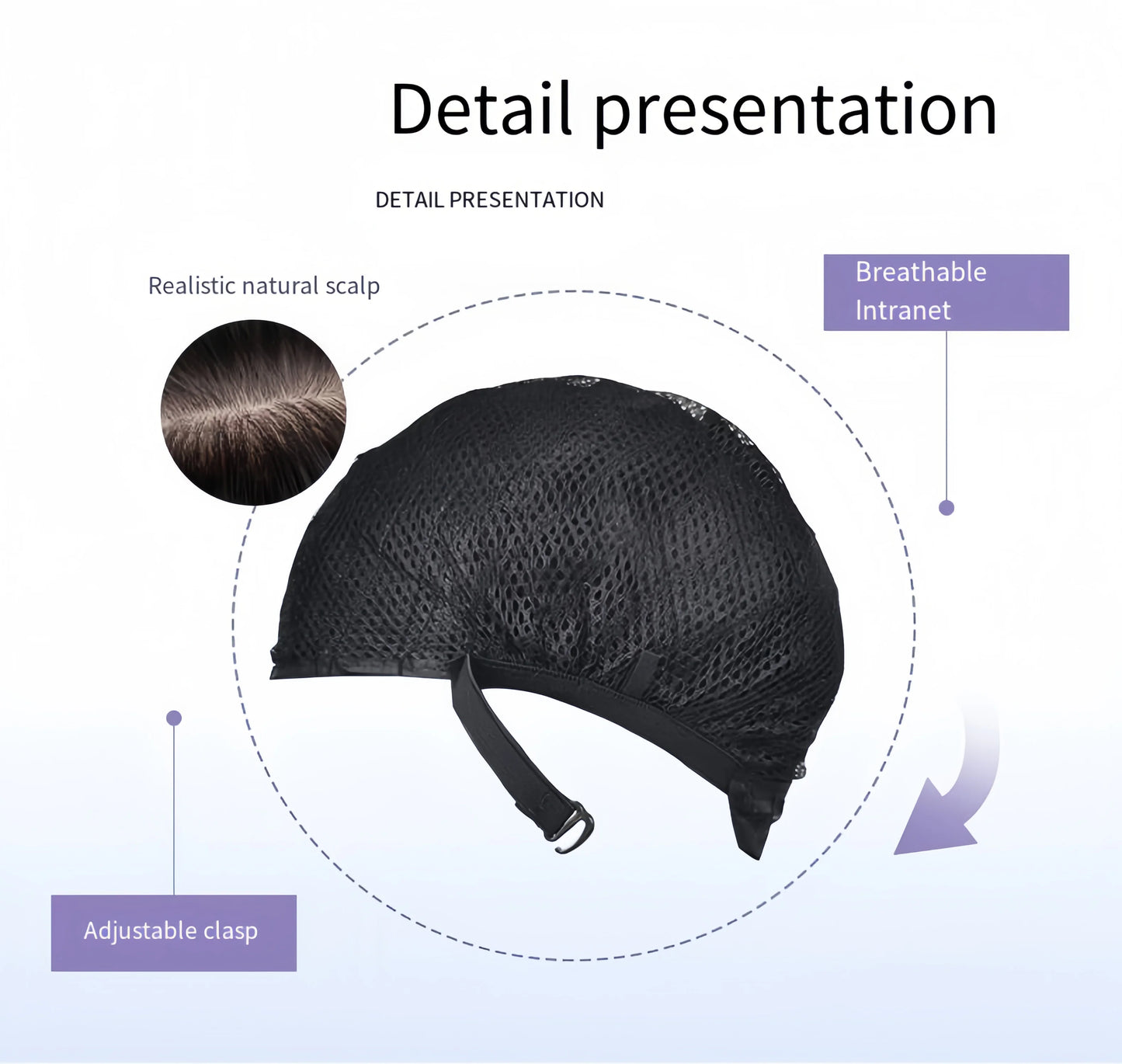 Black synthetic wig with bangs long Wave wig Ladies Cosplay daily use of natural wave curly high temperature silk wig