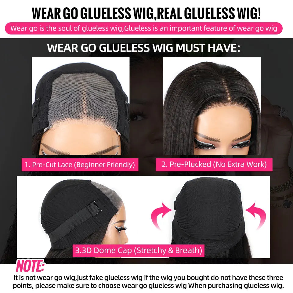 Glueless Wigs Human Hair Wear And Go Loose Deep Wave Bob Wigs For Women 4x4 Ready To Go Human Hair Wigs Pre Cut Lace Wig