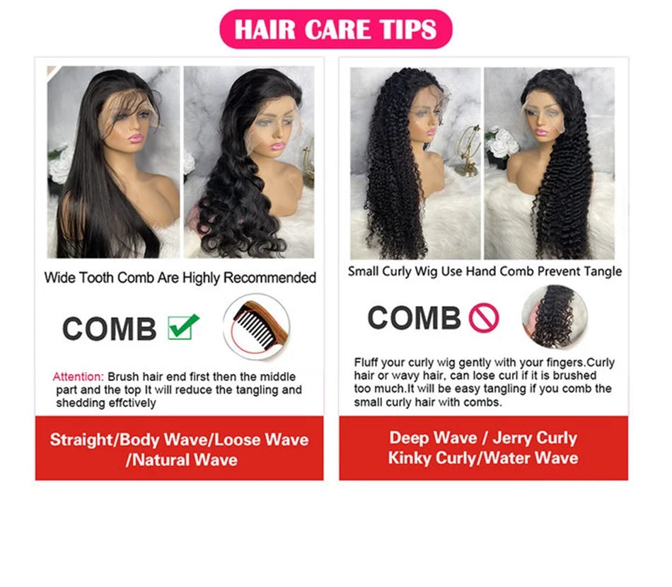 200 Density Highlight Wig Human Hair 13x6 Hd Lace Frontal Wig 30 38 Inch Curly Wigs Deep Wave 13x4 Lace Front Wig With Baby Hair