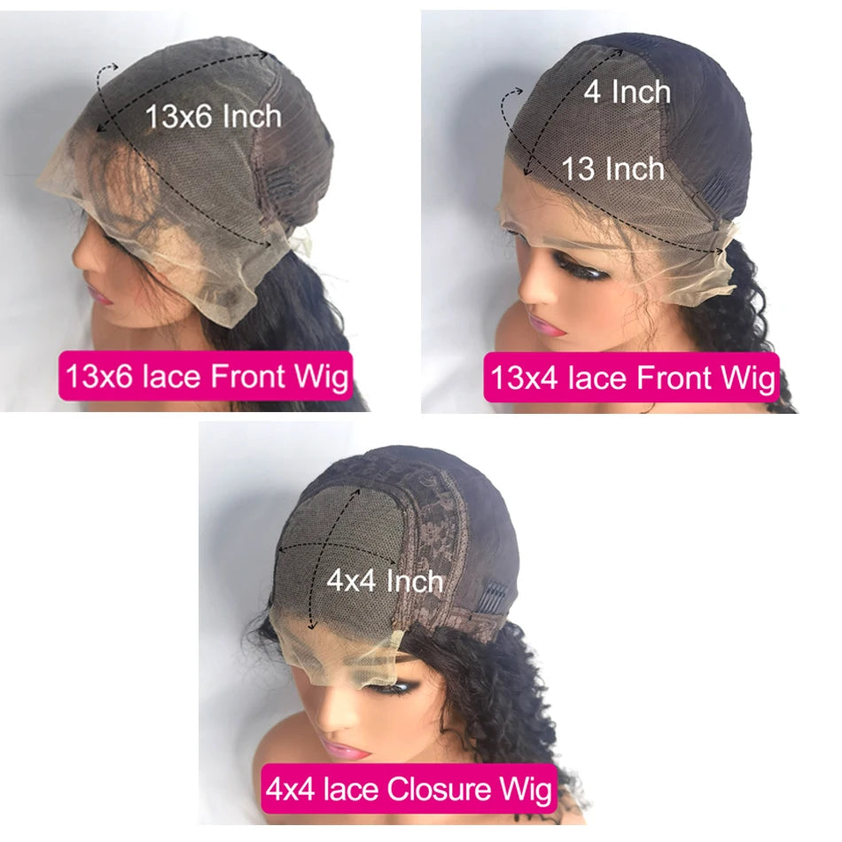 200 Density Highlight Wig Human Hair 13x6 Hd Lace Frontal Wig 30 38 Inch Curly Wigs Deep Wave 13x4 Lace Front Wig With Baby Hair