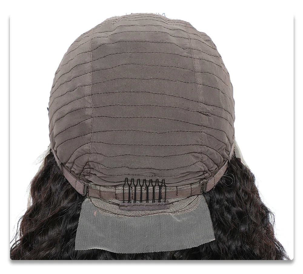 Deep Wave Frontal Wig Human Hair 13x4 Curly Human Hair Wig Transparent Lace Wig 13x6 Water Wave Wigs 180 Density