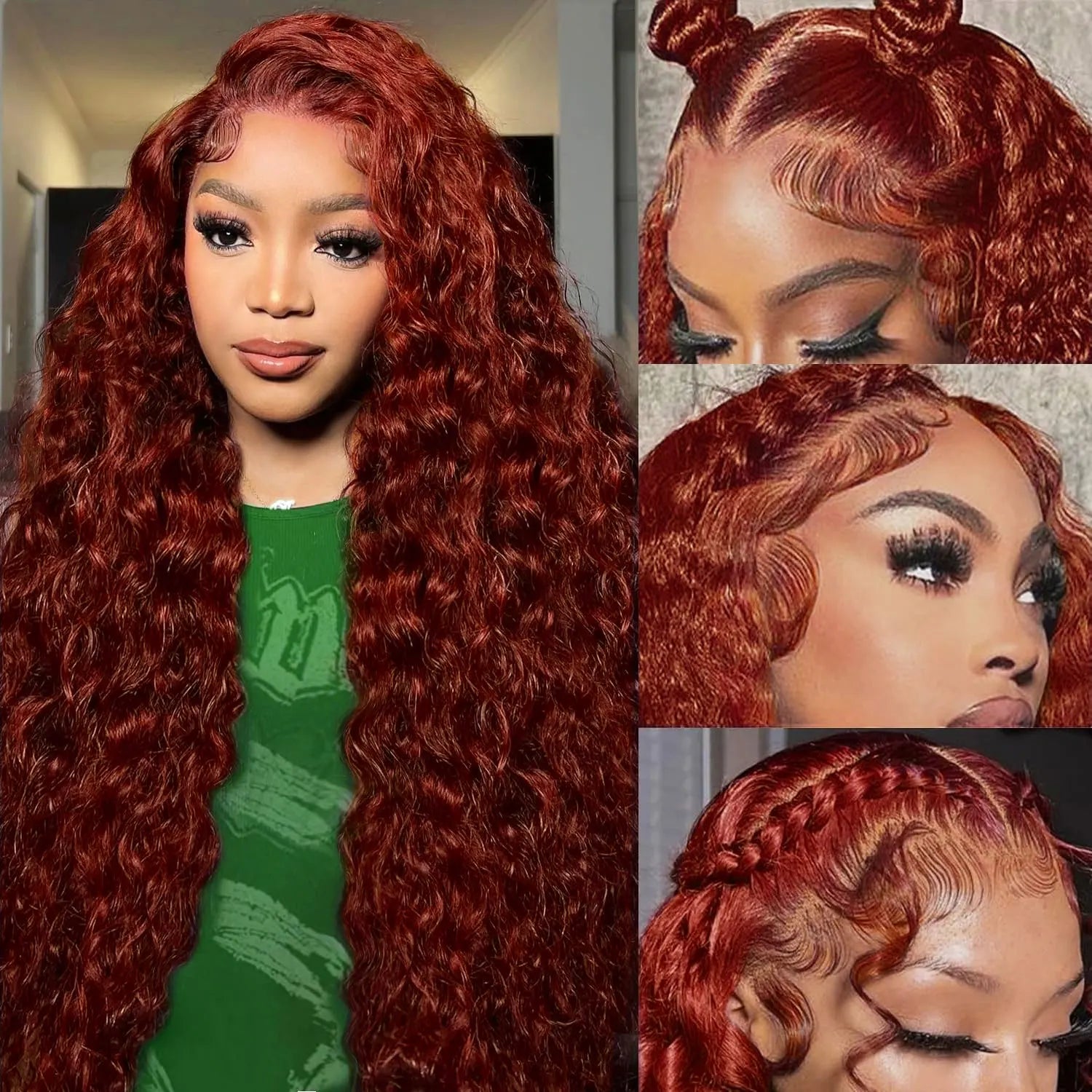 High density lace wig