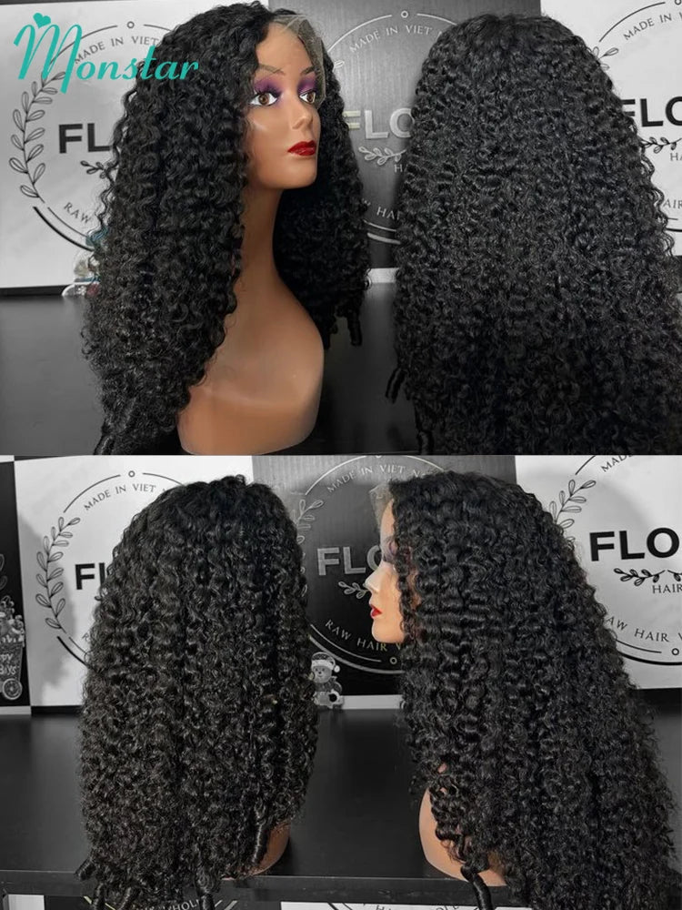 300 400 High Density Lace Wig 12A Burmese Curly Hair Wig Hd Lace Wig 13x6 Human Hair Vietnamese 13x4 Full Frontal Human Hair Wig