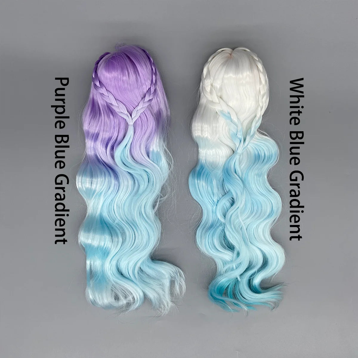 Bjd Doll Wig1/3 & 1/4 & 1/6 Long Deep Wave Wearing Braids Synthetic Wig Doll Accessories For Girls DIY BJD Doll Hair Cute