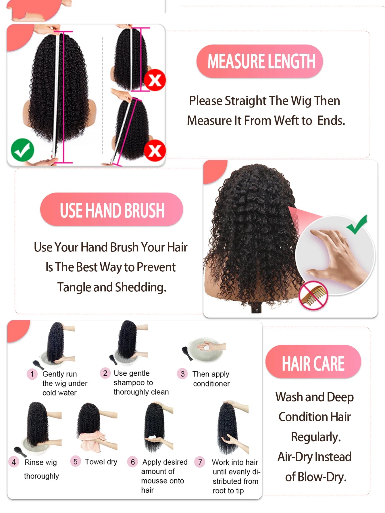 Afro Kinky Curly Human Hair Short Wigs For Women Fluffy Machine Made Wig Human Hair Pixie Cut Natural Looking
