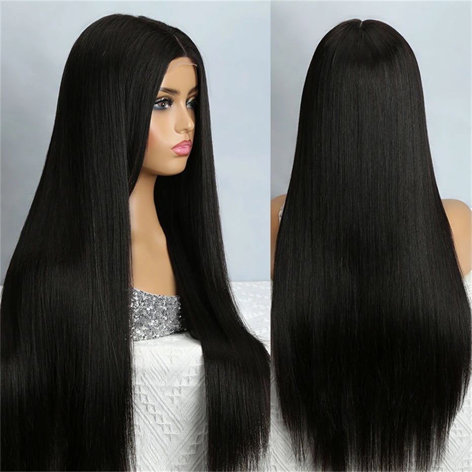 300% Real High Density Raw Vietnamese Hair 13x4 HD  Lace Front Human Hair Wigs Super Double Drawn Bone Straight 5x5 Closure Wig
