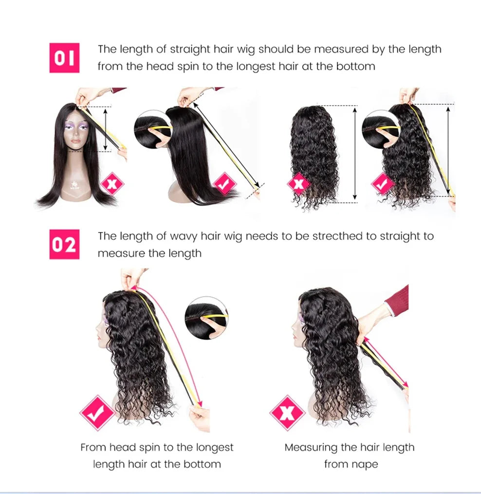 300% Density 36 Inch Bone Straight Vietnamese Human Hair Wig For Women 13x4 Hd Transparent Lace Frontal Wig Remy Hair Preplucked